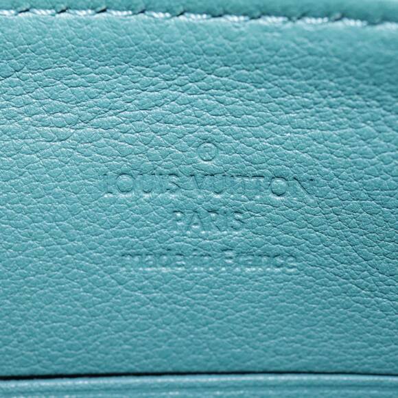 LOUIS VUITTON Mahina Selene MM Shoulder Bag Leather Blue Lagon M93986 - Picture 14 of 16